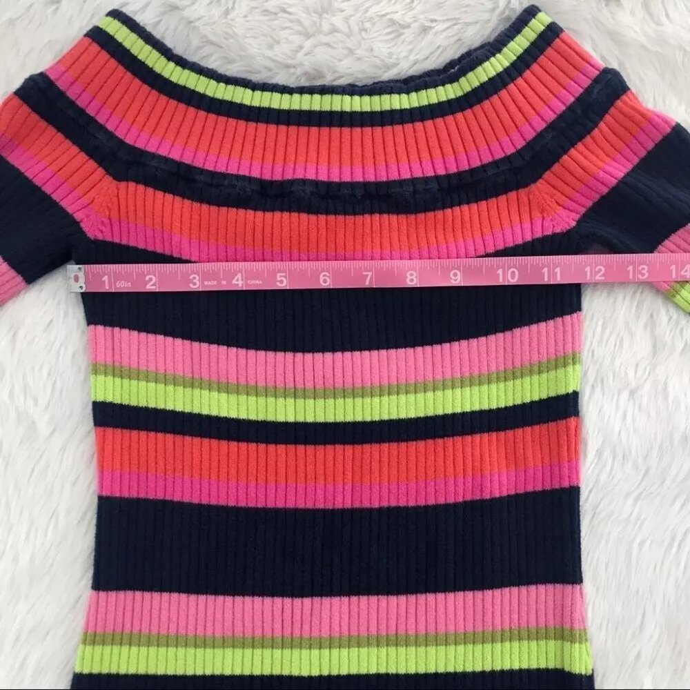 NWOT - Trina Turk Necha Multi Striped Dress Medium - Picture 6 of 6